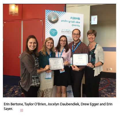 ASBMB / Biochemistry Club Outstanding Student Chapter