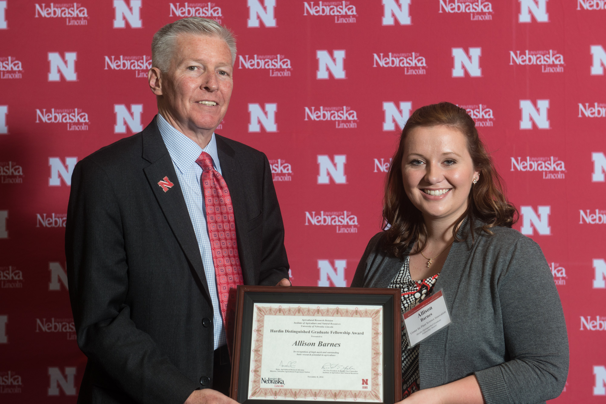 Allison Barnes Receives Hardin Distinguished Graduate Fellowship Award