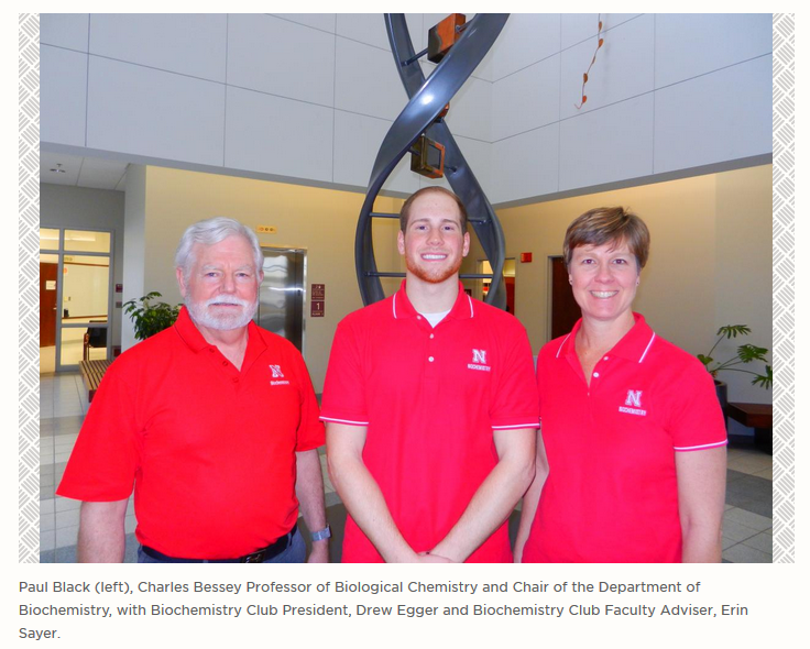 University of Nebraska-Lincoln Biochemistry Club named ASBMB Outstanding Student Chapter