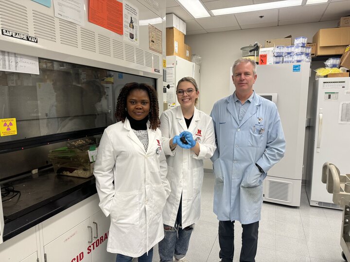 Dr. Harris with Graduate Students