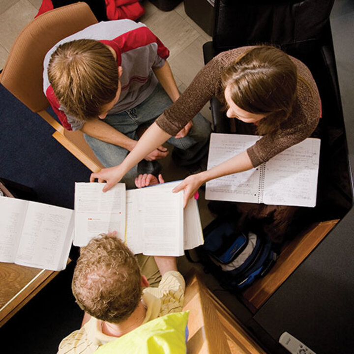 Students Studying