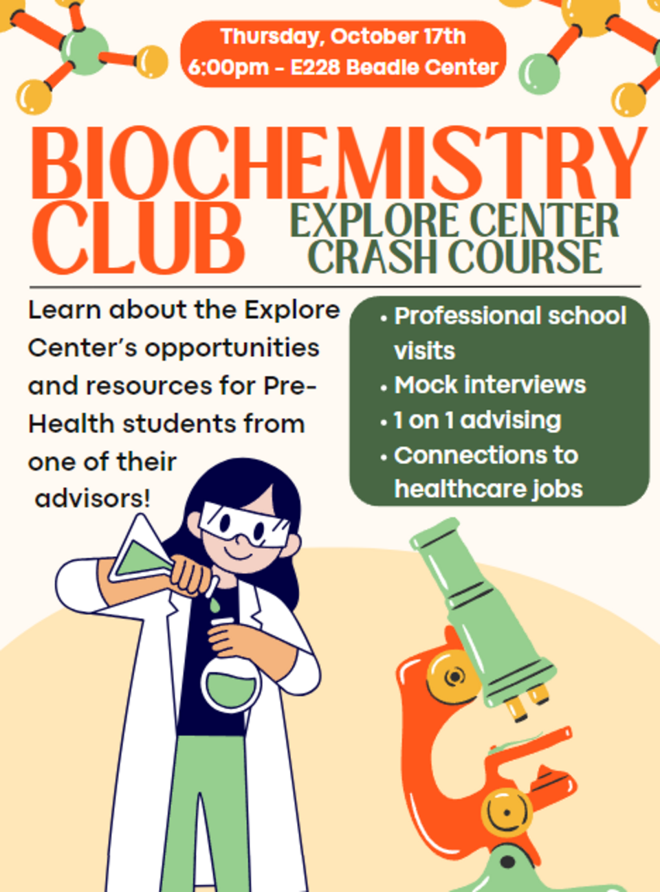 October Biochemistry Club