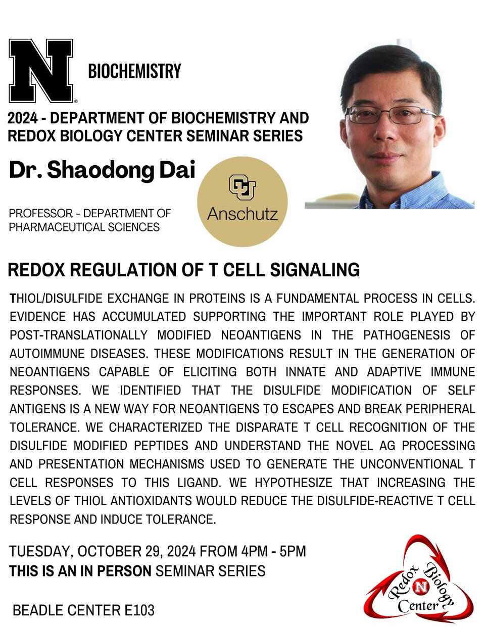 Dr. Shaodong Dai