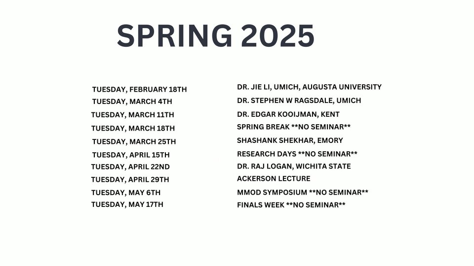 BIOC REDOX Seminar Series